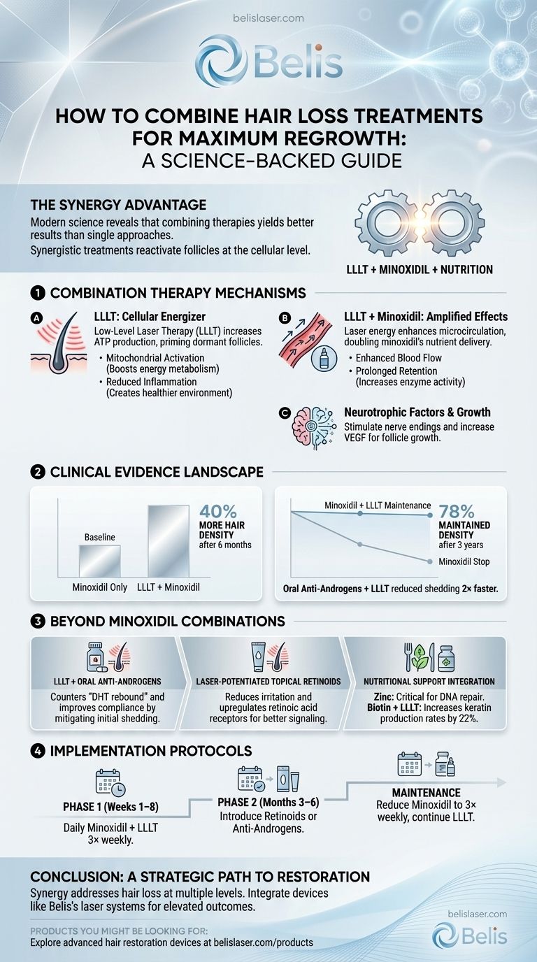 How to Combine Hair Loss Treatments for Maximum Regrowth: A Science-Backed Guide Visual Guide