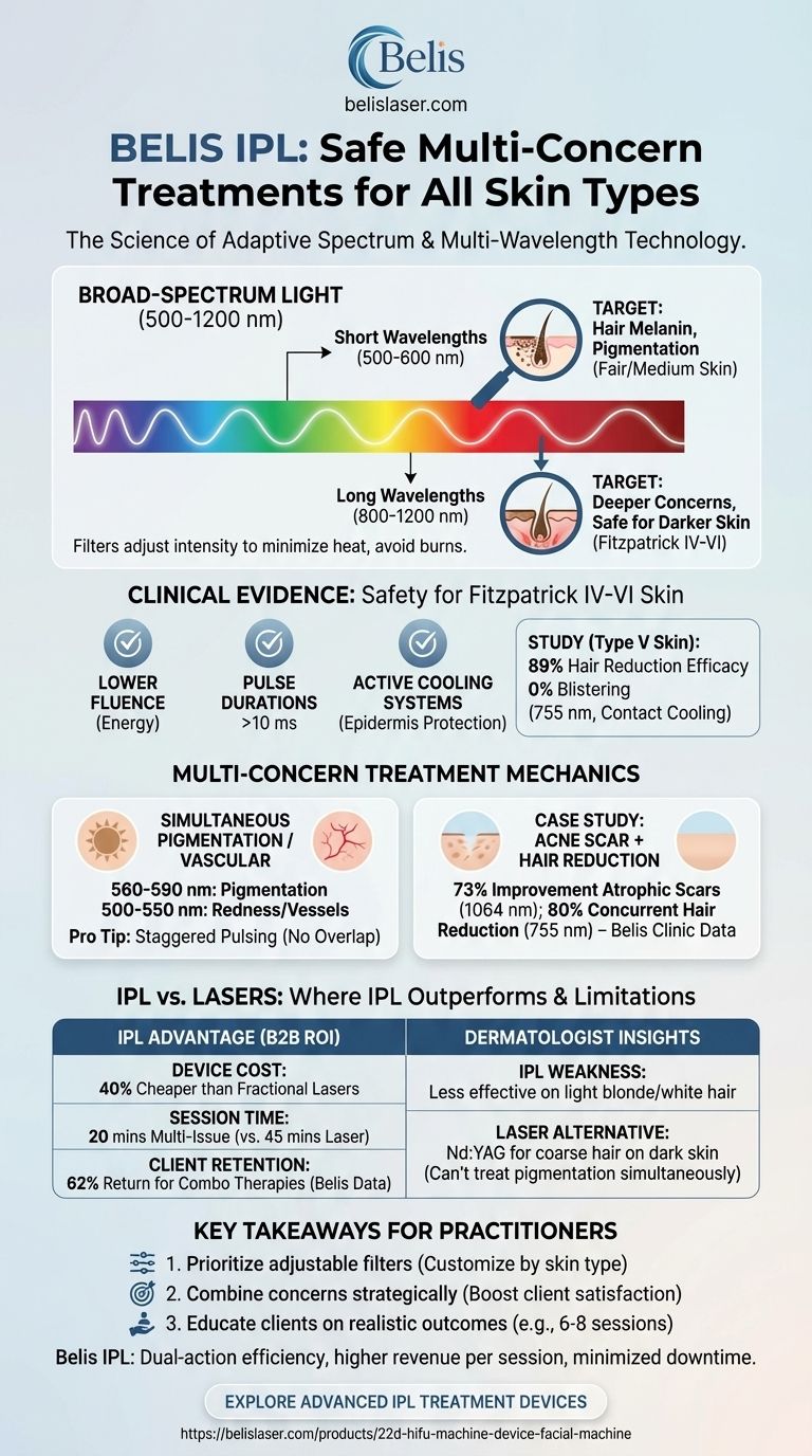 How IPL Safely Treats Multiple Skin Concerns Across All Skin Types Visual Guide