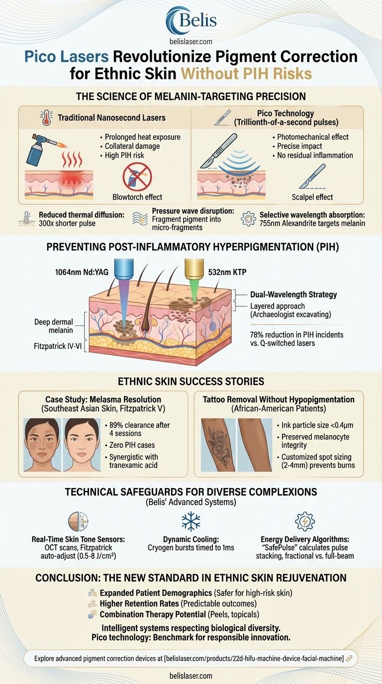 ピコレーザーがPIHリスクなしで肌の色素沈着をどのように変革するか ビジュアルガイド