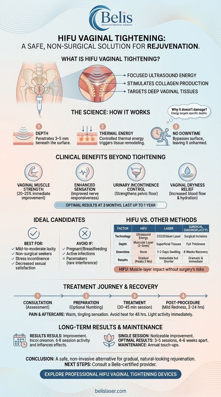Estiramiento Vaginal HIFU: Una solución segura y eficaz para el rejuvenecimiento vaginal Guía Visual