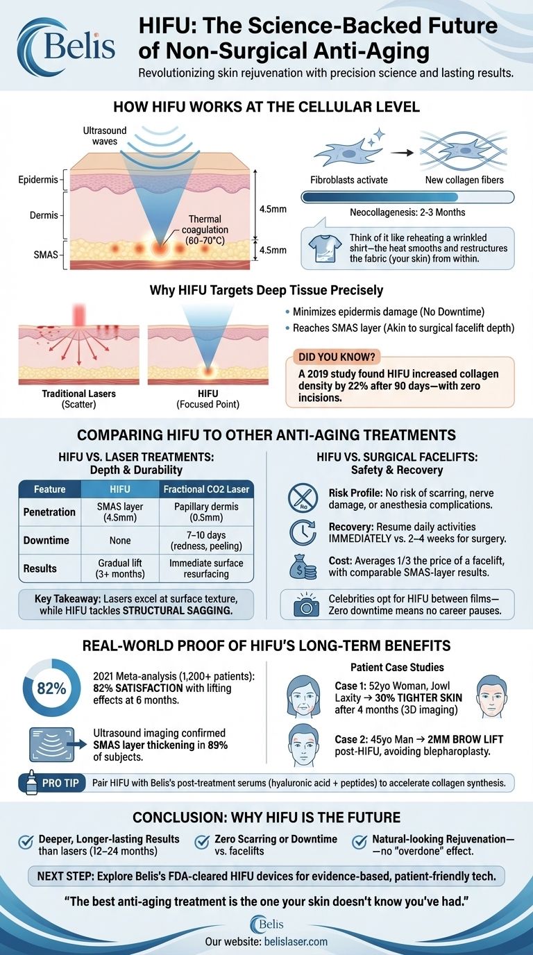 Come l'HIFU supera i trattamenti anti-età tradizionali: una guida basata sulla scienza Guida Visiva