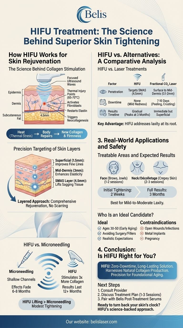 Процедура HIFU с объяснениями: Наука, лежащая в основе превосходного подтягивания кожи Визуальное руководство