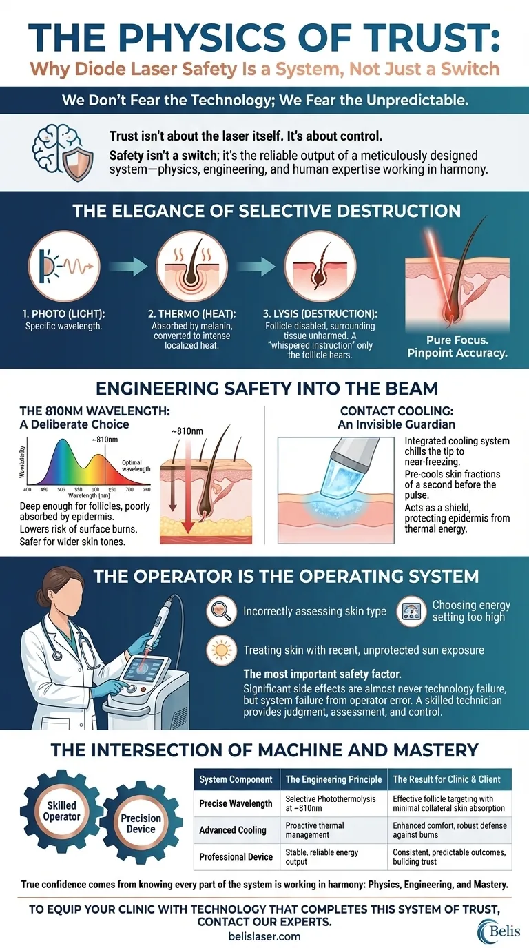 فيزياء الثقة: لماذا تعتبر سلامة ليزر الدايود نظامًا، وليس مجرد مفتاح تشغيل دليل مرئي