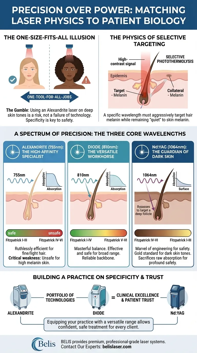 Точность превыше мощности: соответствие физики лазера биологии пациента Визуальное руководство