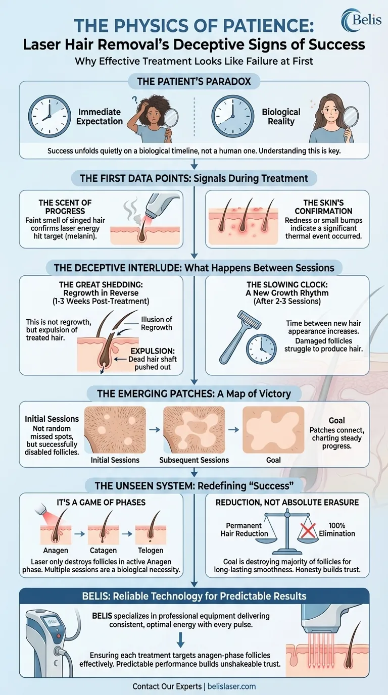 La physique de la patience : pourquoi l'épilation au laser efficace ressemble d'abord à un échec Guide Visuel