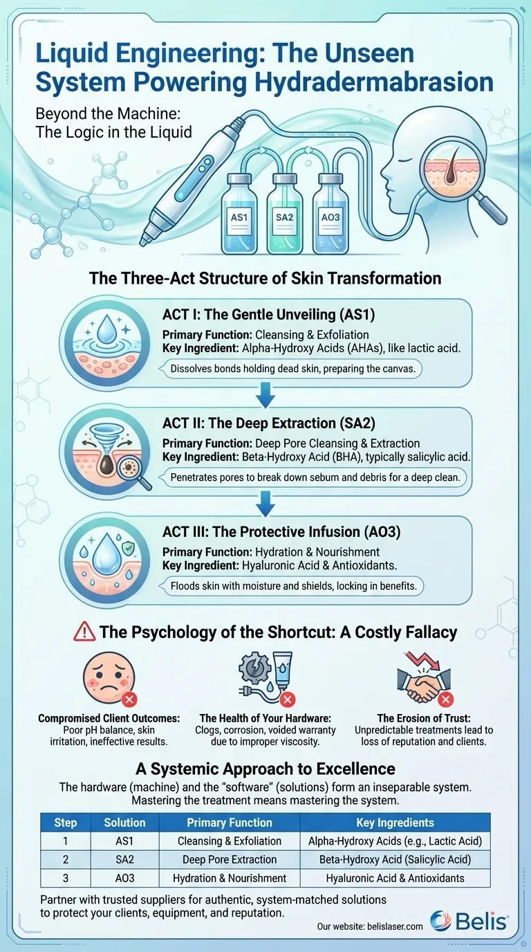 Flüssigkeits-Engineering: Das unsichtbare System, das Hydradermabrasion antreibt Visuelle Anleitung