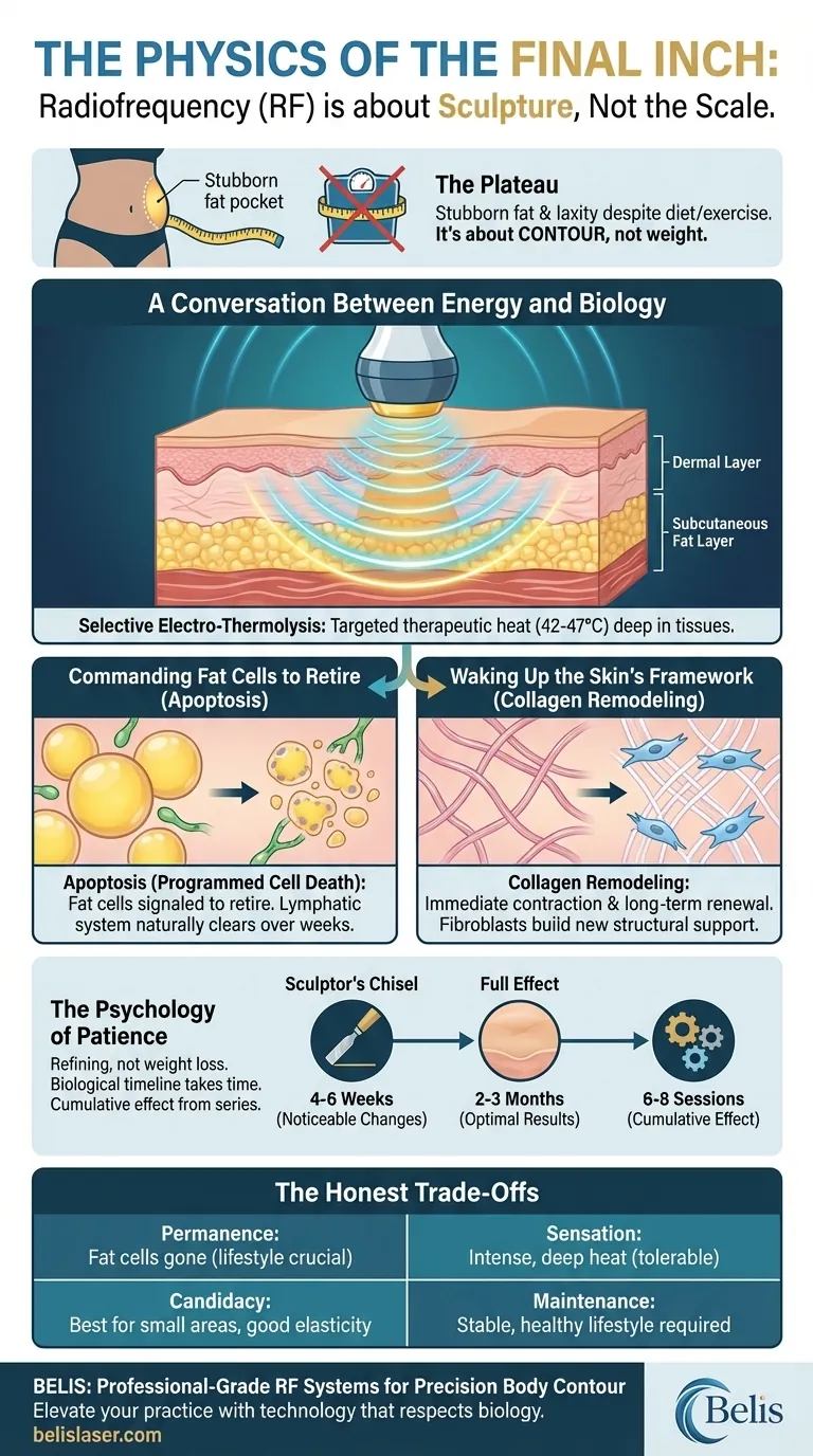 فيزياء البوصة الأخيرة: لماذا الترددات الراديوية للنحت، وليس للميزان دليل مرئي