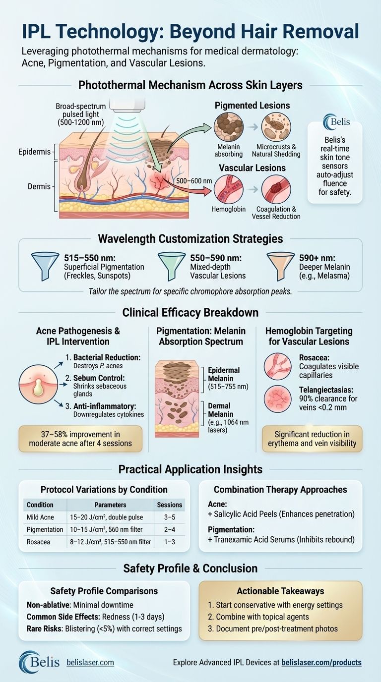 Cómo la tecnología IPL trata múltiples afecciones cutáneas más allá de la depilación Guía Visual