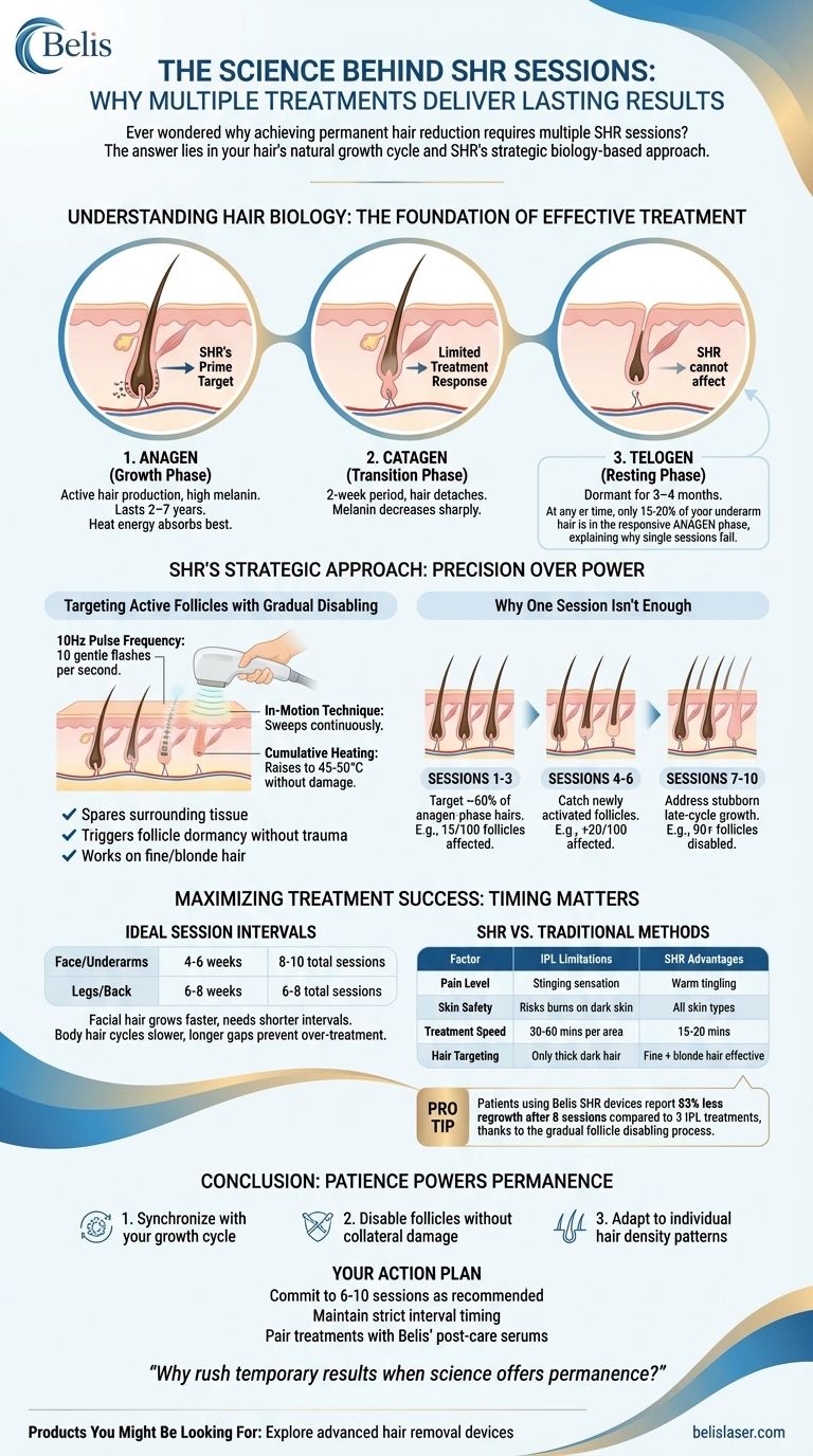 The Science Behind SHR Sessions: Why Multiple Treatments Deliver Lasting Results Visual Guide