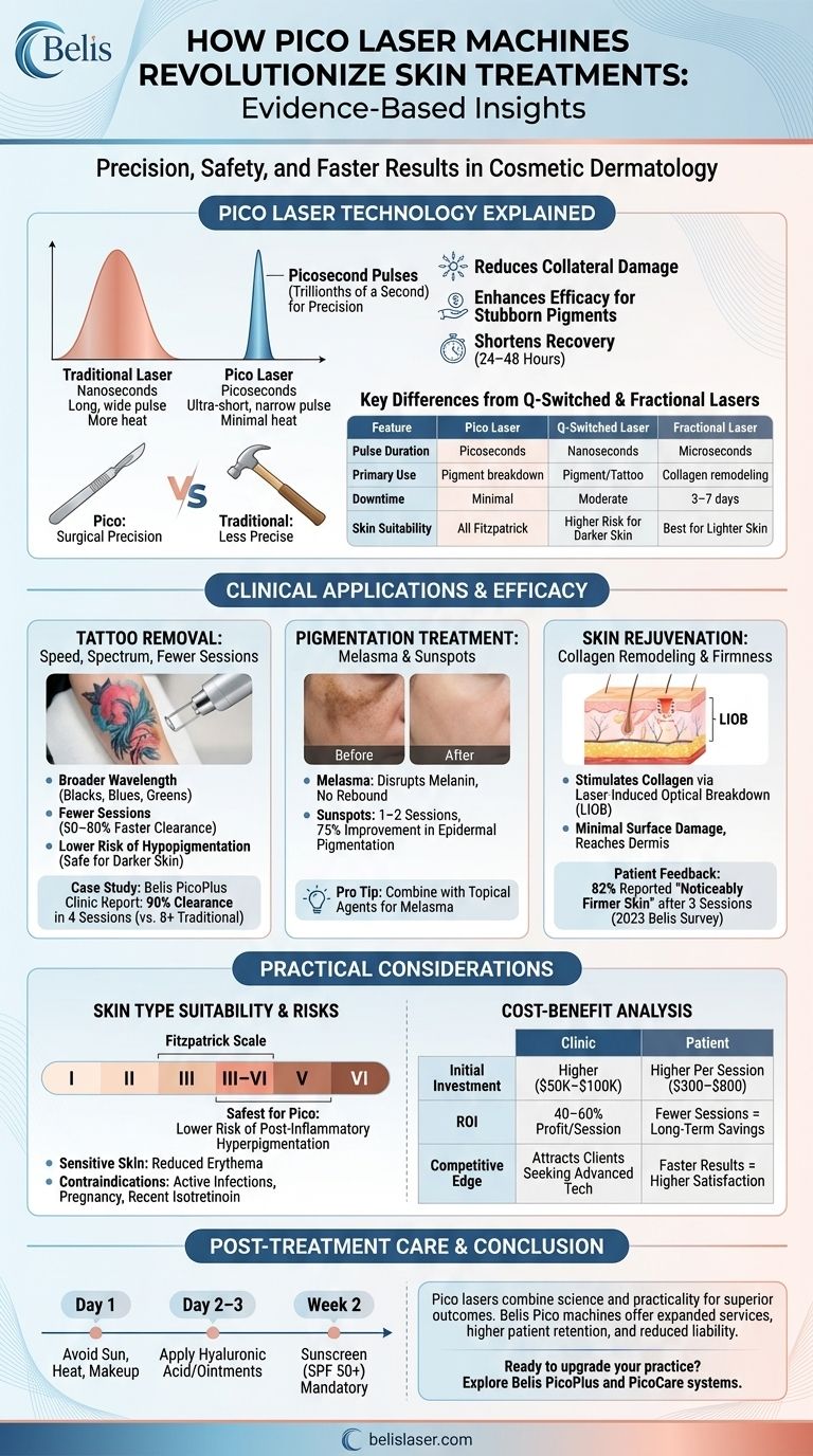 How Pico Laser Machines Revolutionize Skin Treatments: Evidence-Based Insights Visual Guide