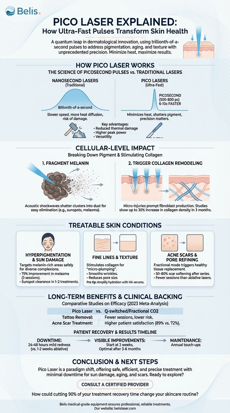 Pico-Laser erklärt: Wie ultraschnelle Pulse die Hautgesundheit verändern Visuelle Anleitung