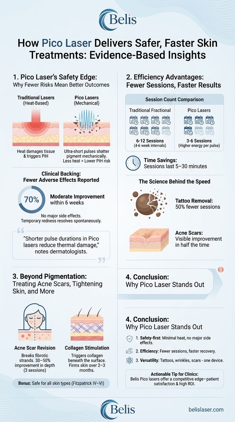 How Pico Laser Delivers Safer, Faster Skin Treatments: Evidence-Based Insights Visual Guide
