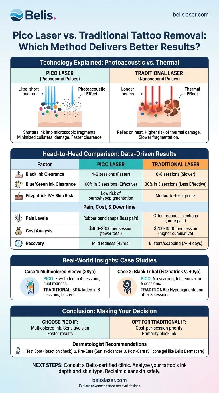Pico Laser vs. Traditional Tattoo Removal: Which Method Delivers Better Results? Visual Guide