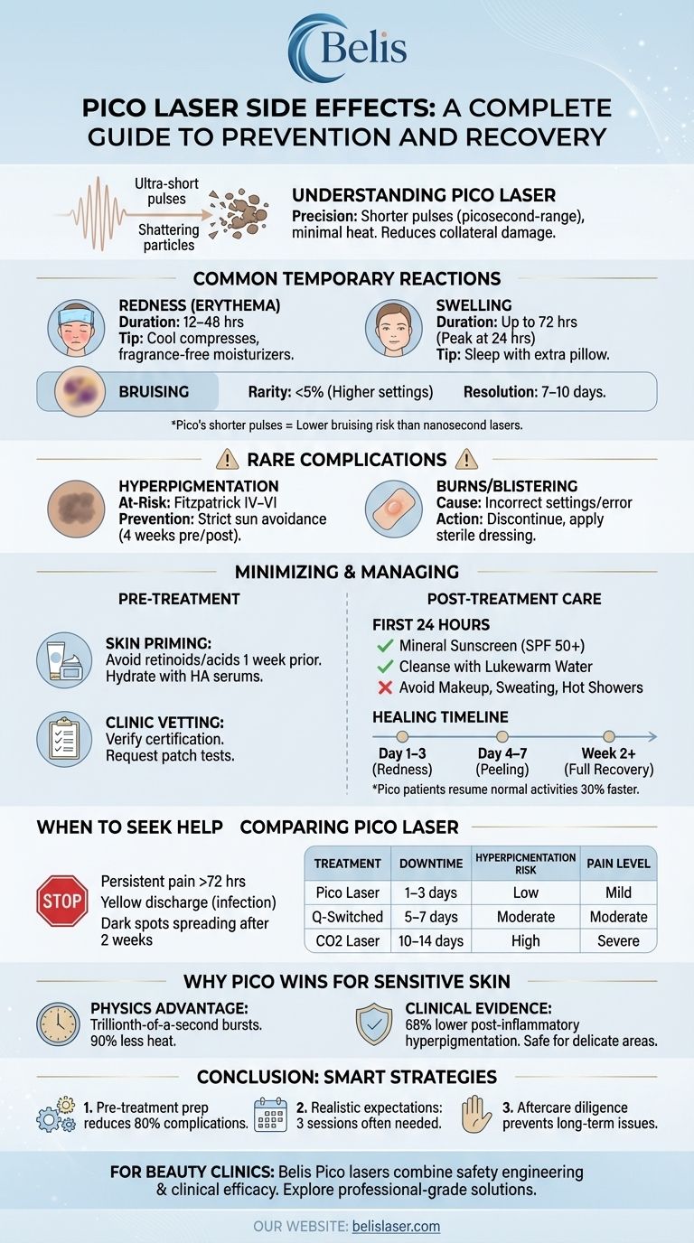 Effetti Collaterali del Laser Pico: Una Guida Completa alla Prevenzione e al Recupero Guida Visiva