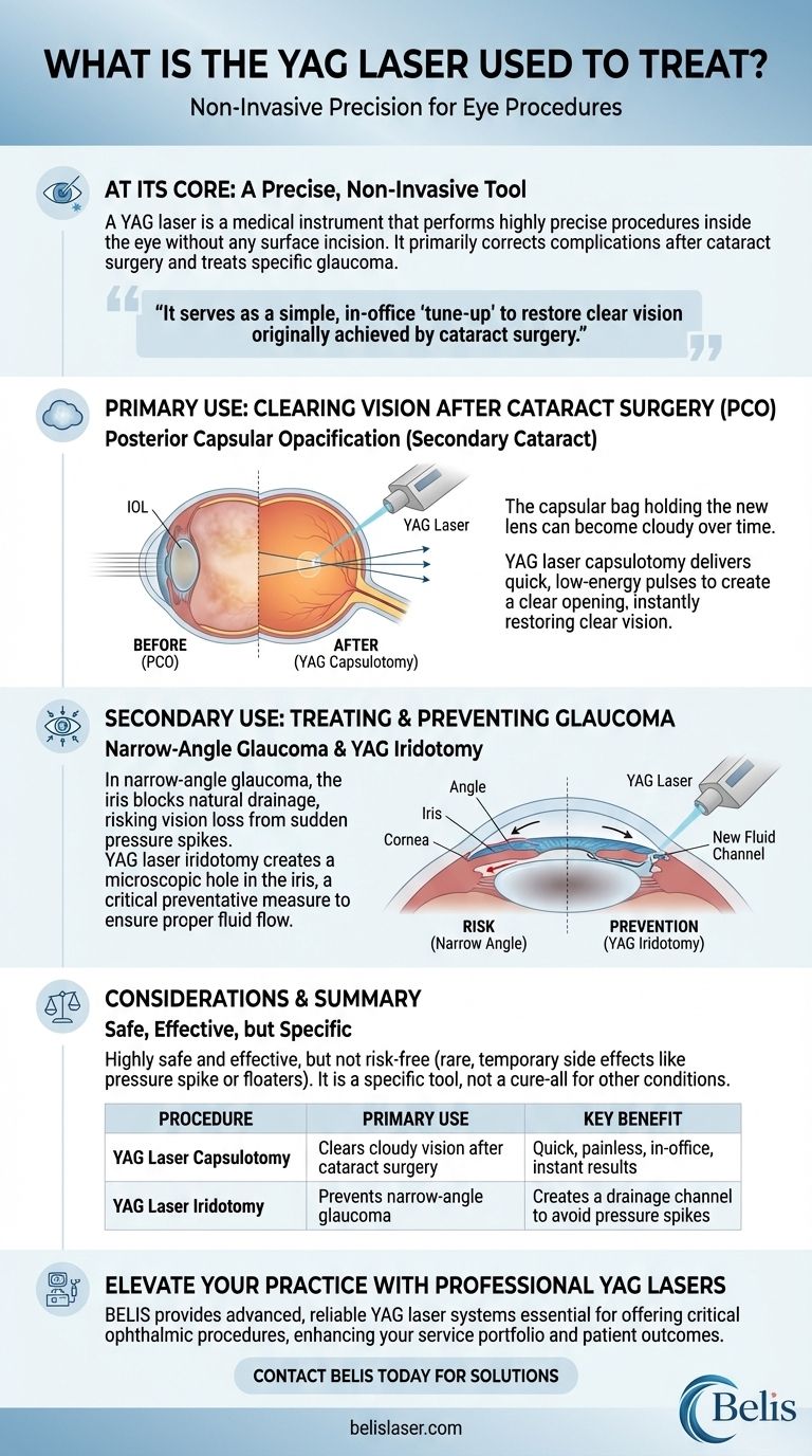 YAGレーザーは何の治療に使われますか？クリアな視界を取り戻し、緑内障を予防する ビジュアルガイド