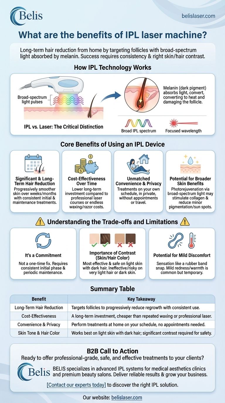 Quali sono i vantaggi della macchina laser IPL? Ottieni una riduzione dei peli a lungo termine a casa Guida Visiva
