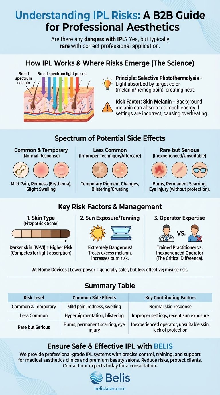 IPLに危険性はありますか？安全なスキン治療のためのリスク理解 ビジュアルガイド
