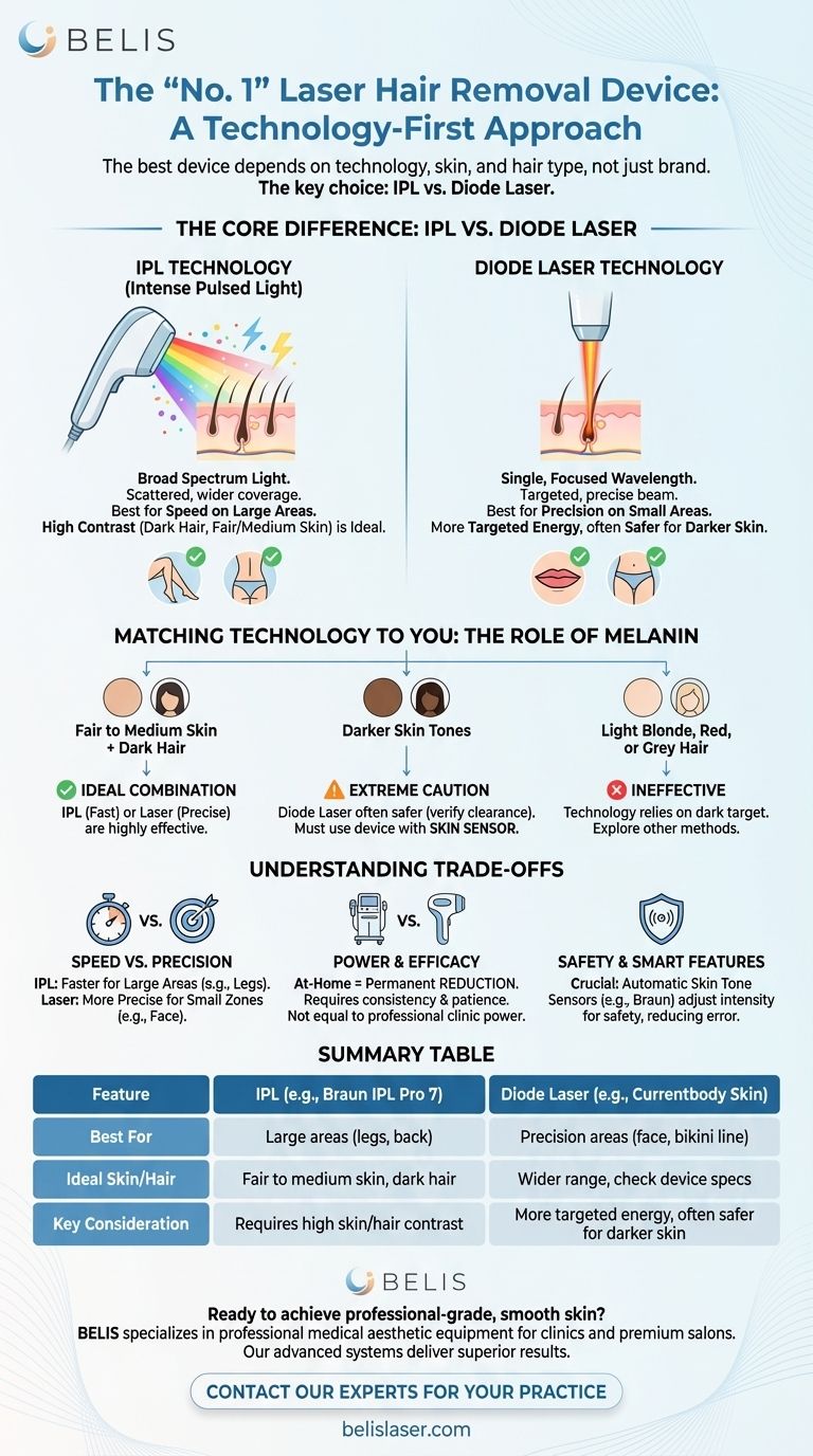 Qual è la migliore macchina per l'epilazione laser? Trova il dispositivo migliore per la tua pelle e i tuoi peli Guida Visiva