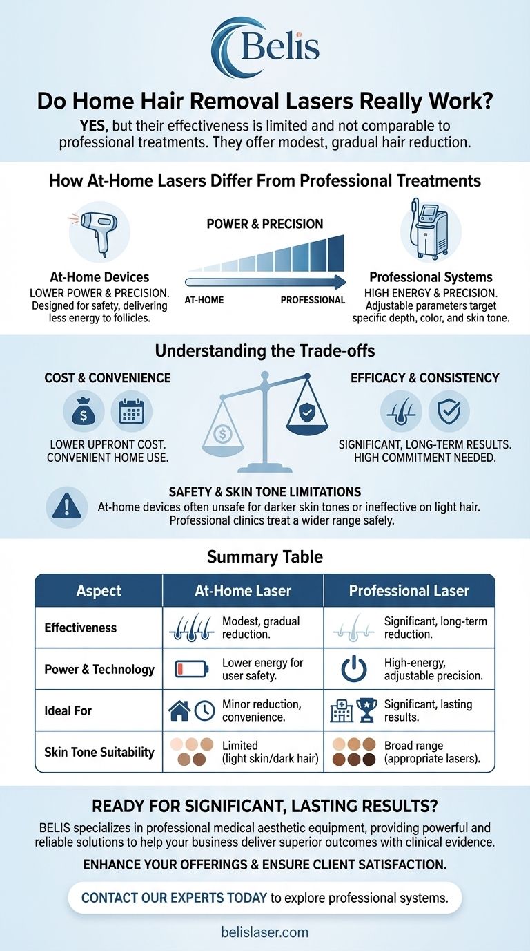家庭用脱毛レーザーは本当に効果があるのか？現実的な結果を理解する ビジュアルガイド