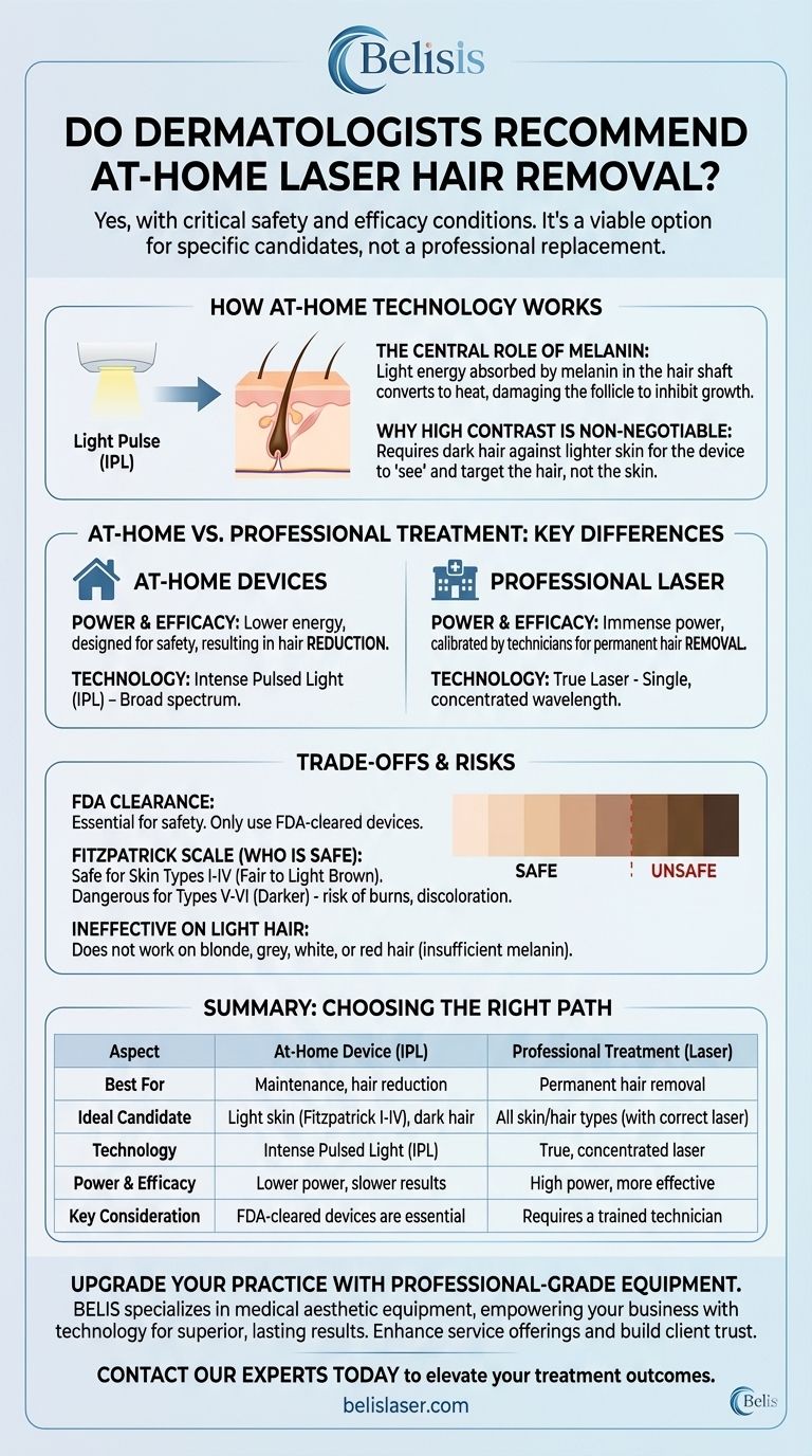 皮膚科医は家庭用レーザー脱毛を推奨していますか？安全で効果的な使用のためのガイド ビジュアルガイド
