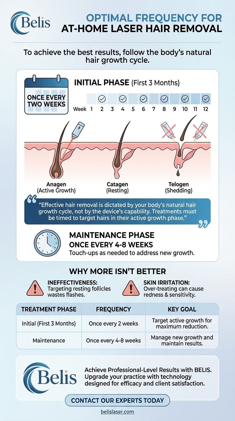 Quantas vezes por semana devo usar a minha máquina de depilação a laser? A verdade sobre o tempo para resultados ótimos Guia Visual
