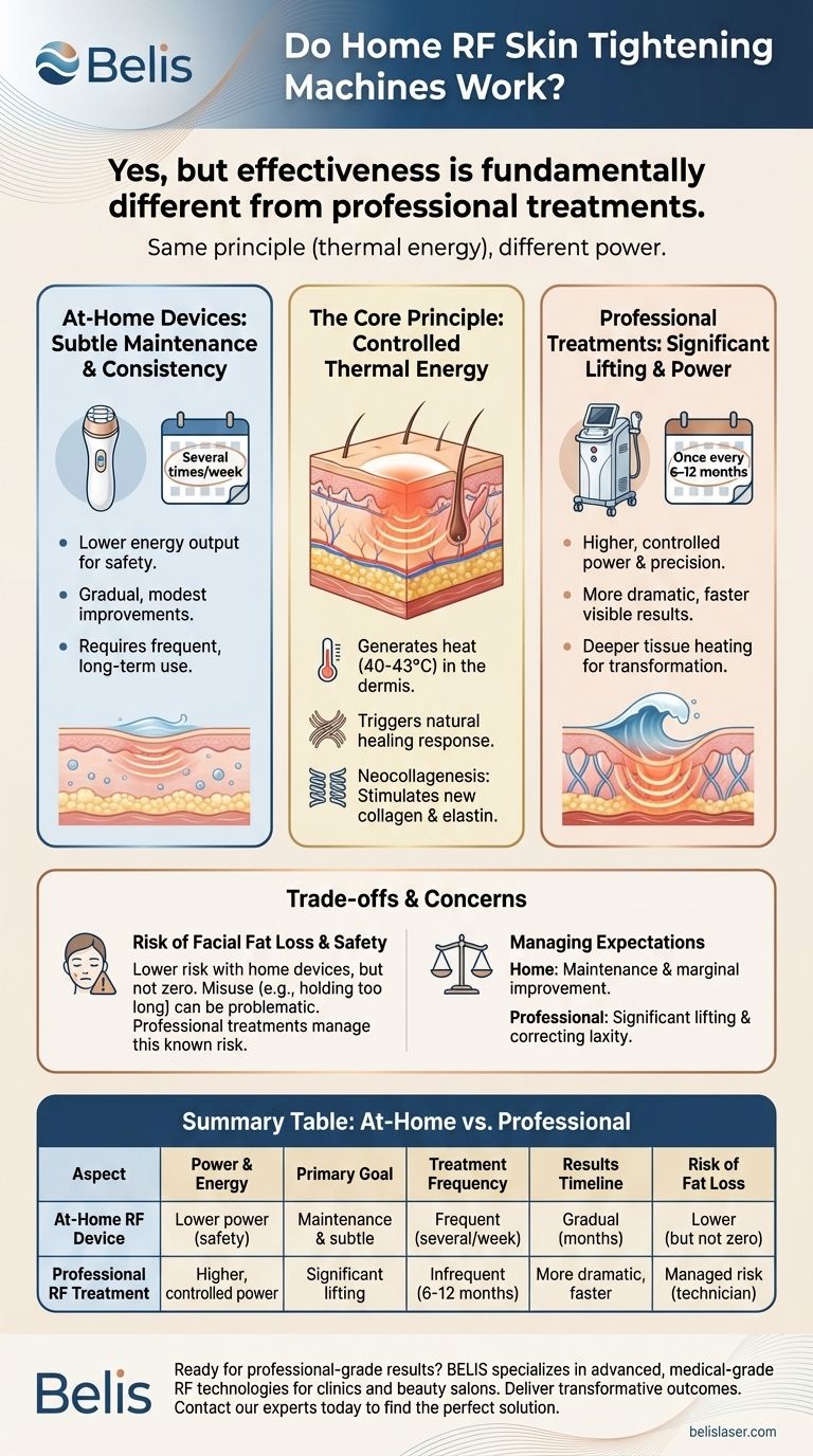 家庭用RFスキンタイトニングマシンは効果があるのか？家庭用とプロフェッショナルの結果の真実 ビジュアルガイド