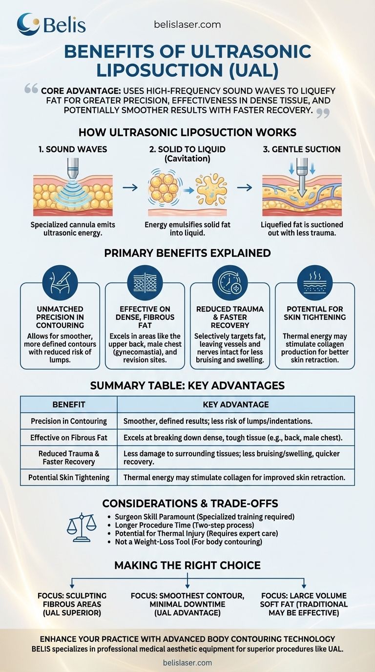 초음파 지방 흡입의 장점은 무엇인가요? 더 매끄럽고 정밀한 바디 컨투어링 달성 시각적 가이드