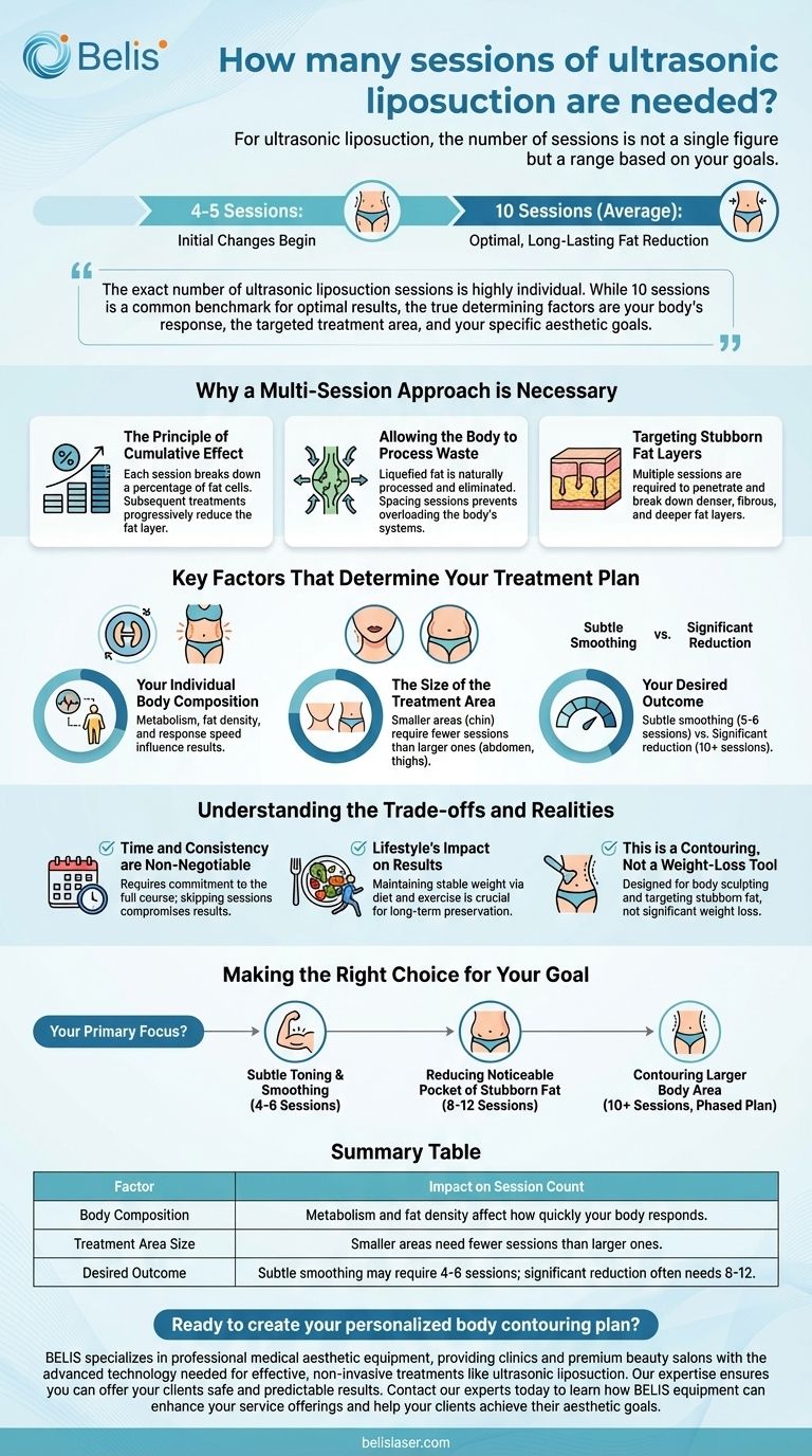 Сколько сеансов ультразвуковой липосакции необходимо? Достижение оптимальной коррекции фигуры Визуальное руководство