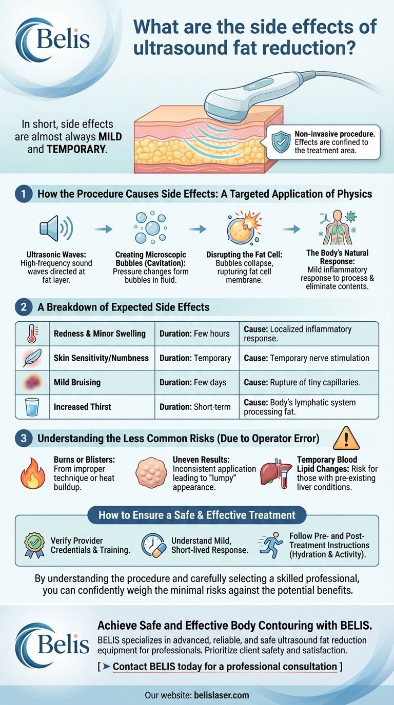 What are the side effects of ultrasound fat reduction? Minimize Risks for Safe Body Contouring Visual Guide