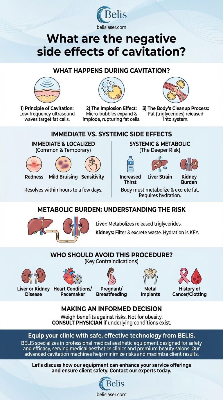 Was sind die negativen Nebenwirkungen der Kavitation? Risiken für Ihre Praxis verstehen Visuelle Anleitung