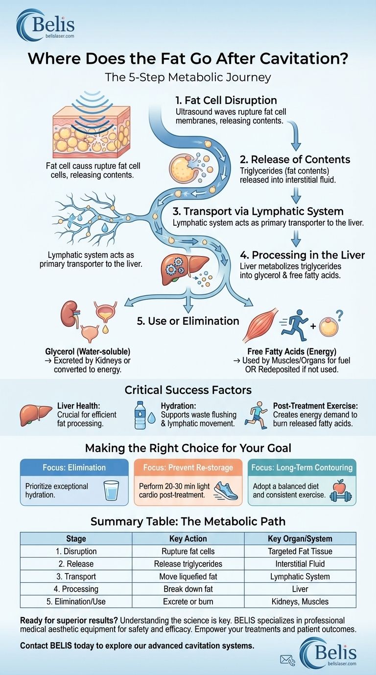 Where does the fat go after cavitation? Unlock Your Body's Natural Fat-Elimination Process Visual Guide