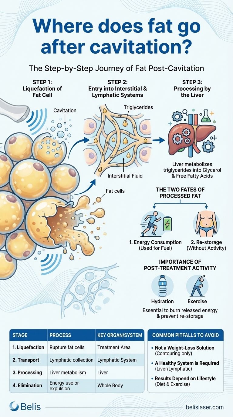 Où vont les graisses après la cavitation ? Comprendre le voyage de la cellule à l'élimination Guide Visuel