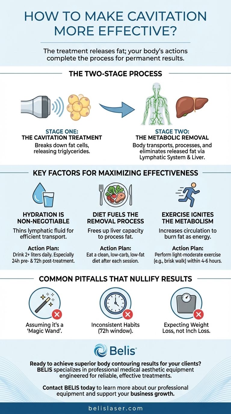 How to make cavitation more effective? Unlock the Secret to Permanent Fat Removal Visual Guide