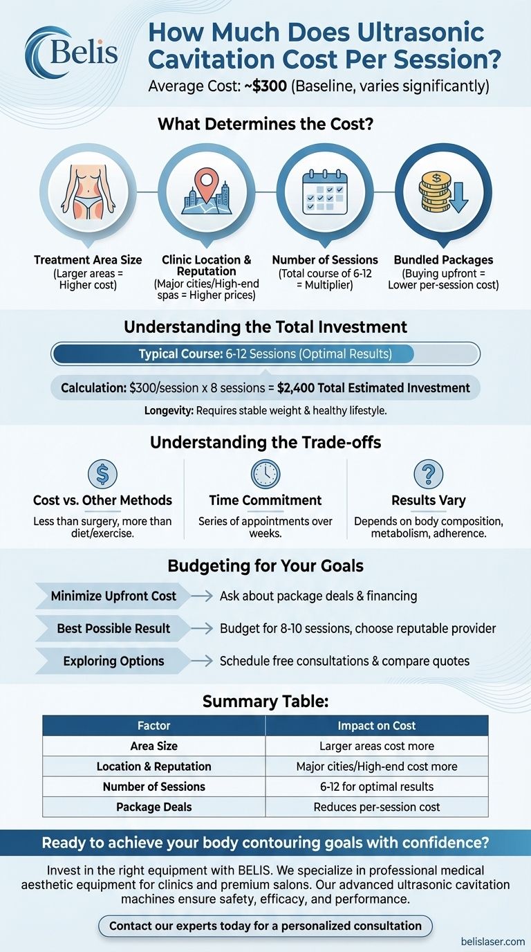 Combien coûte la cavitation par ultrasons par séance ? Une ventilation réaliste de l'investissement total Guide Visuel