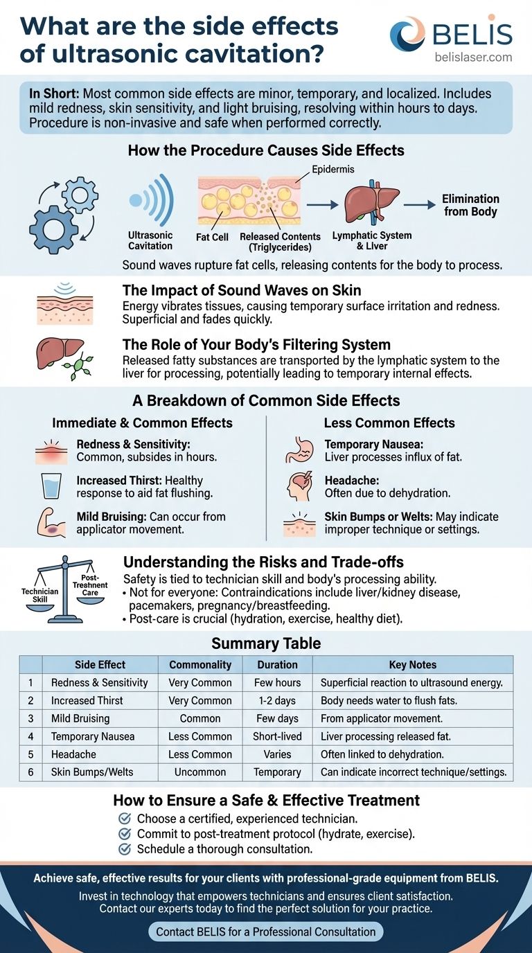 What are the side effects of ultrasonic cavitation? A Guide to Safe, Effective Treatment Visual Guide