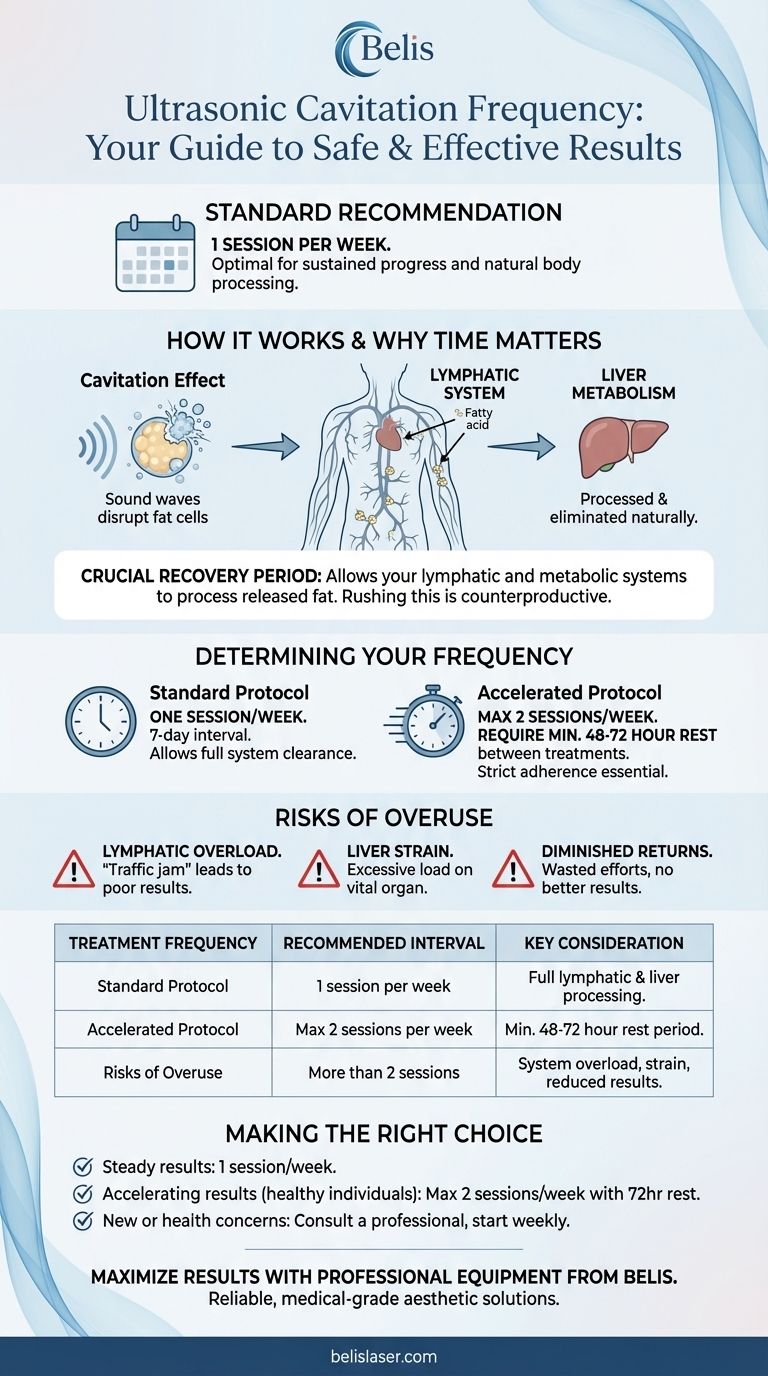 How often should I use an ultrasonic cavitation machine? A Professional's Guide to Safe & Effective Treatment Visual Guide