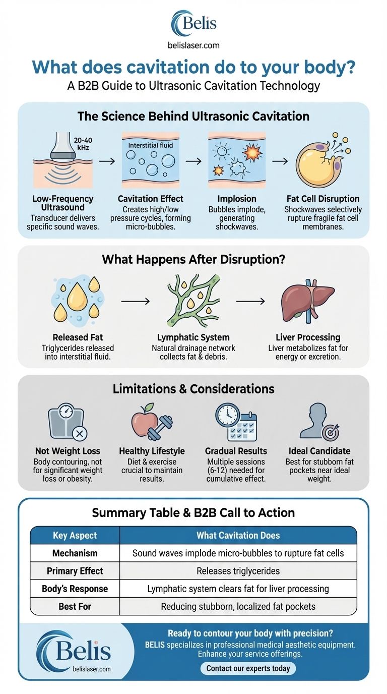 Cosa fa la cavitazione al corpo? Un percorso non chirurgico per la riduzione mirata del grasso Guida Visiva