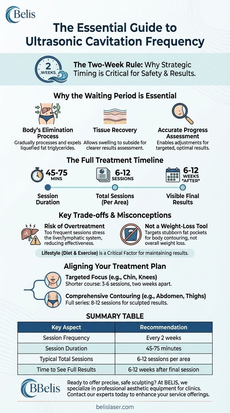 Ogni quanto tempo dovrei sottopormi alla cavitazione a ultrasuoni? Ottimizza i risultati del tuo body contouring Guida Visiva