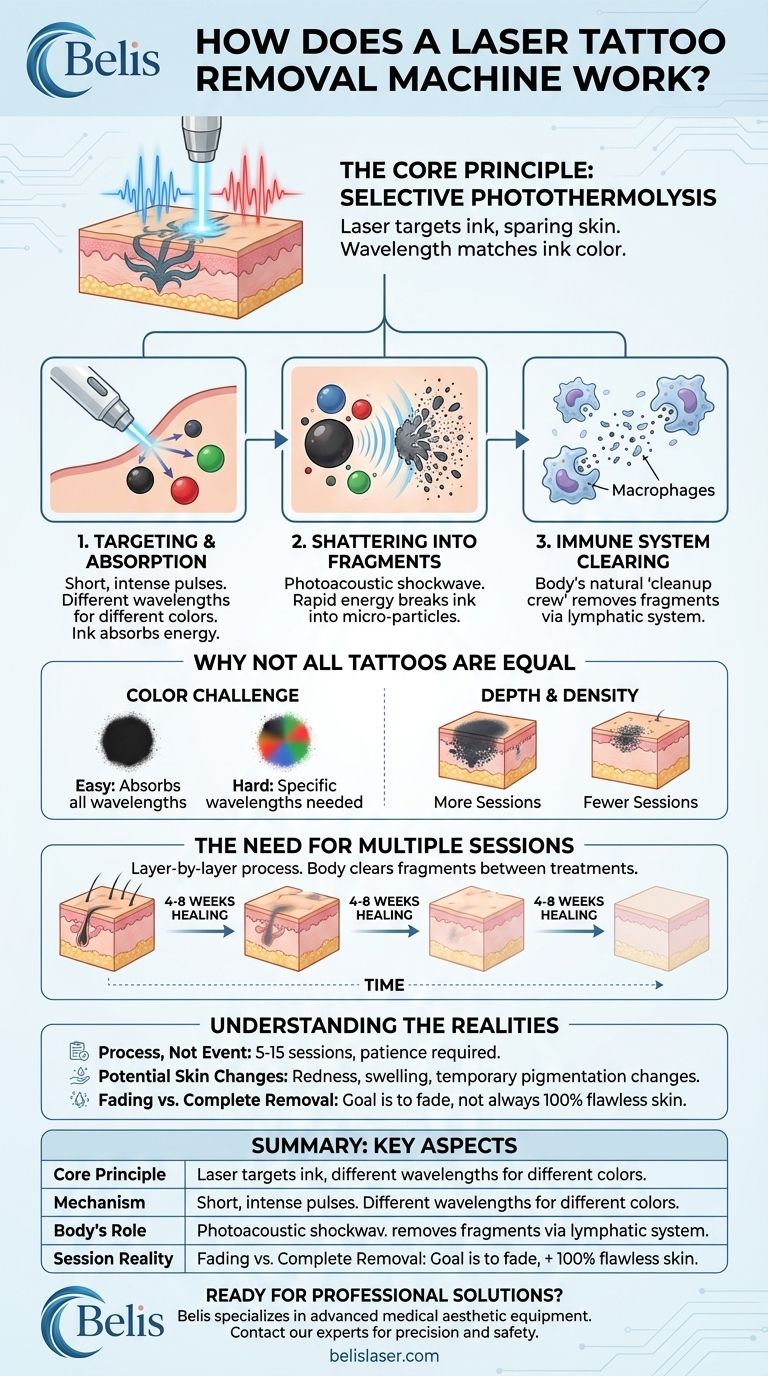 レーザータトゥー除去機はどのように機能しますか？精密な光でインクを粉砕する ビジュアルガイド