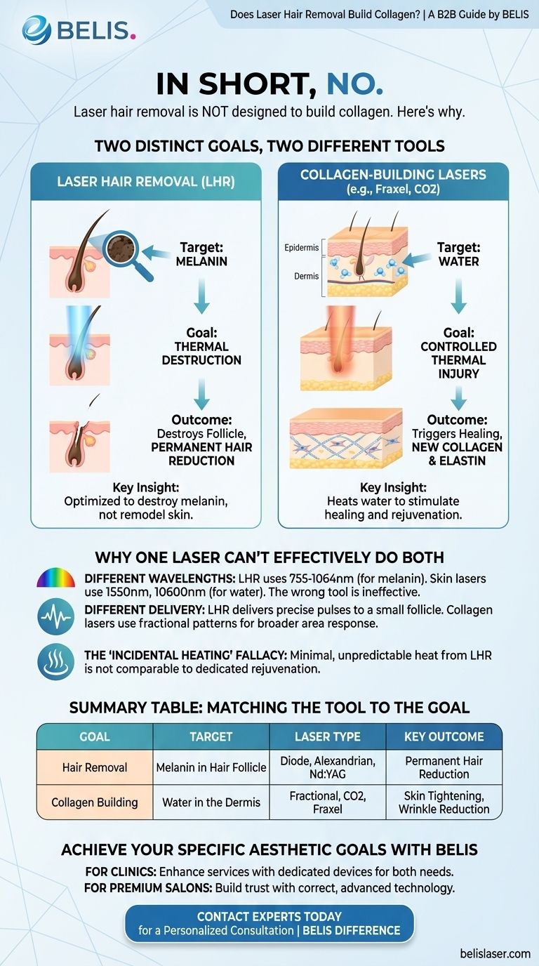 レーザー脱毛はコラーゲンを生成しますか？レーザーのターゲットと肌の目標に関する真実 ビジュアルガイド