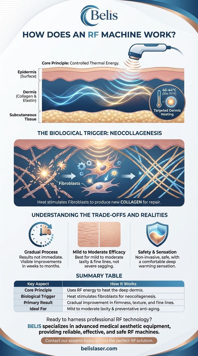 RF（高周波）マシンはどのように機能しますか？肌本来の再生能力を引き出し、より引き締まったハリのある肌へ ビジュアルガイド