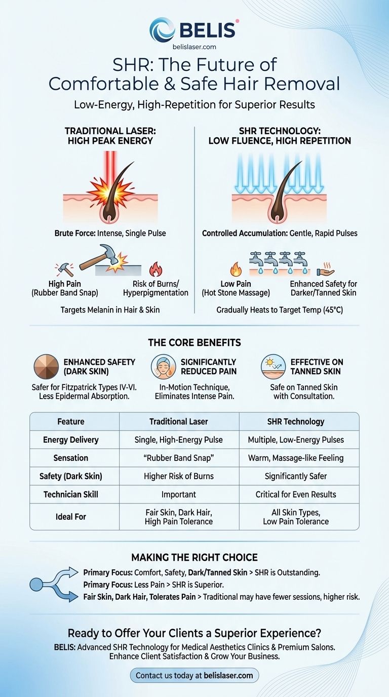 O que é o modo SHR para depilação? Uma Solução Suave e Indolor para Resultados Duradouros Guia Visual