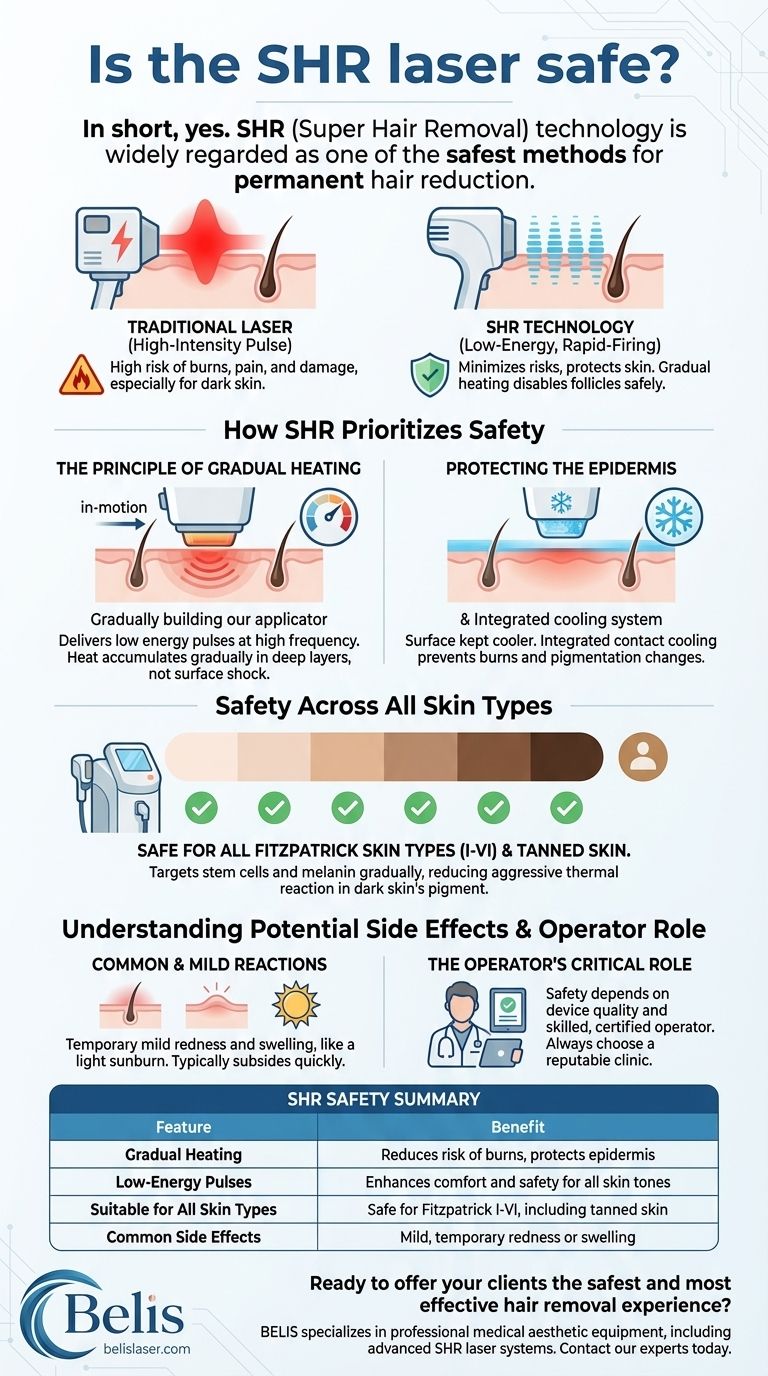 Ist der SHR-Laser sicher? Effektive Haarentfernung mit unübertroffener Hautsicherheit erreichen Visuelle Anleitung