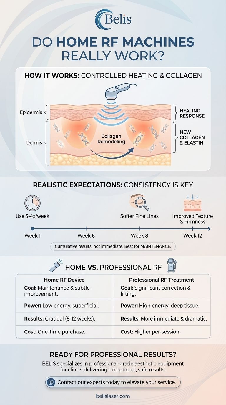 Do home RF machines really work? Realistic Expectations for At-Home Skin Tightening Visual Guide