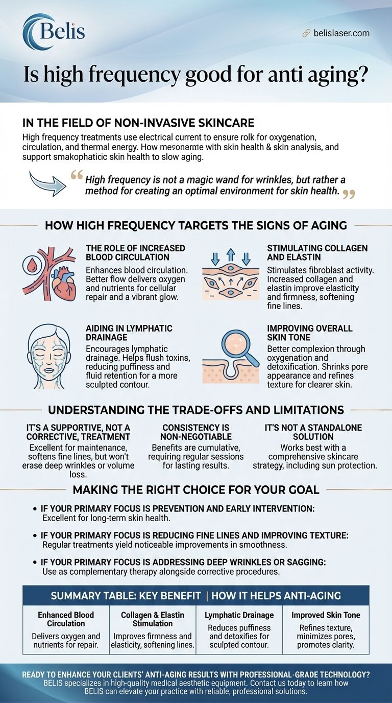 高周波はアンチエイジングに良いですか？若々しい輝きのために肌の活力を高める ビジュアルガイド