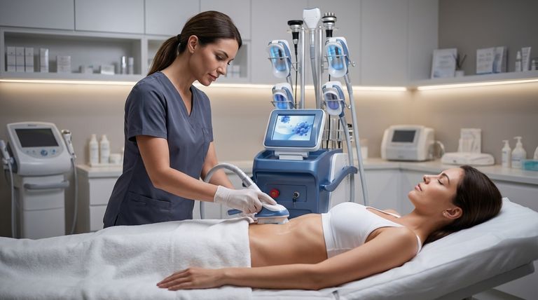 هل يعمل التردد اللاسلكي (RF) والتجويف (Cavitation) حقًا؟ الحقيقة حول شد الجلد الفعال وتقليل الدهون