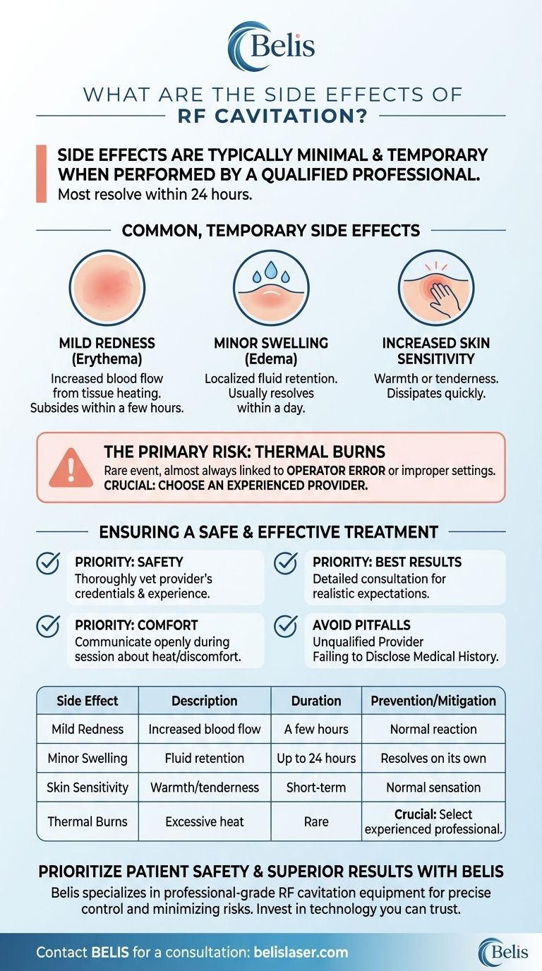 Quels sont les effets secondaires de la cavitation RF ? Minimiser les risques pour un remodelage corporel sûr Guide Visuel