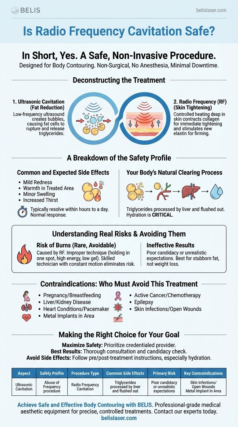 Is radio frequency cavitation safe? A Safe Path to Non-Surgical Body Contouring Visual Guide