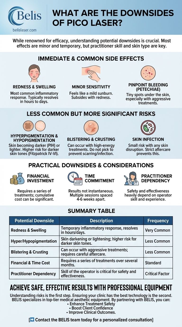 Was sind die Nachteile des Pico-Lasers? Risiken verstehen für eine sichere Behandlung Visuelle Anleitung