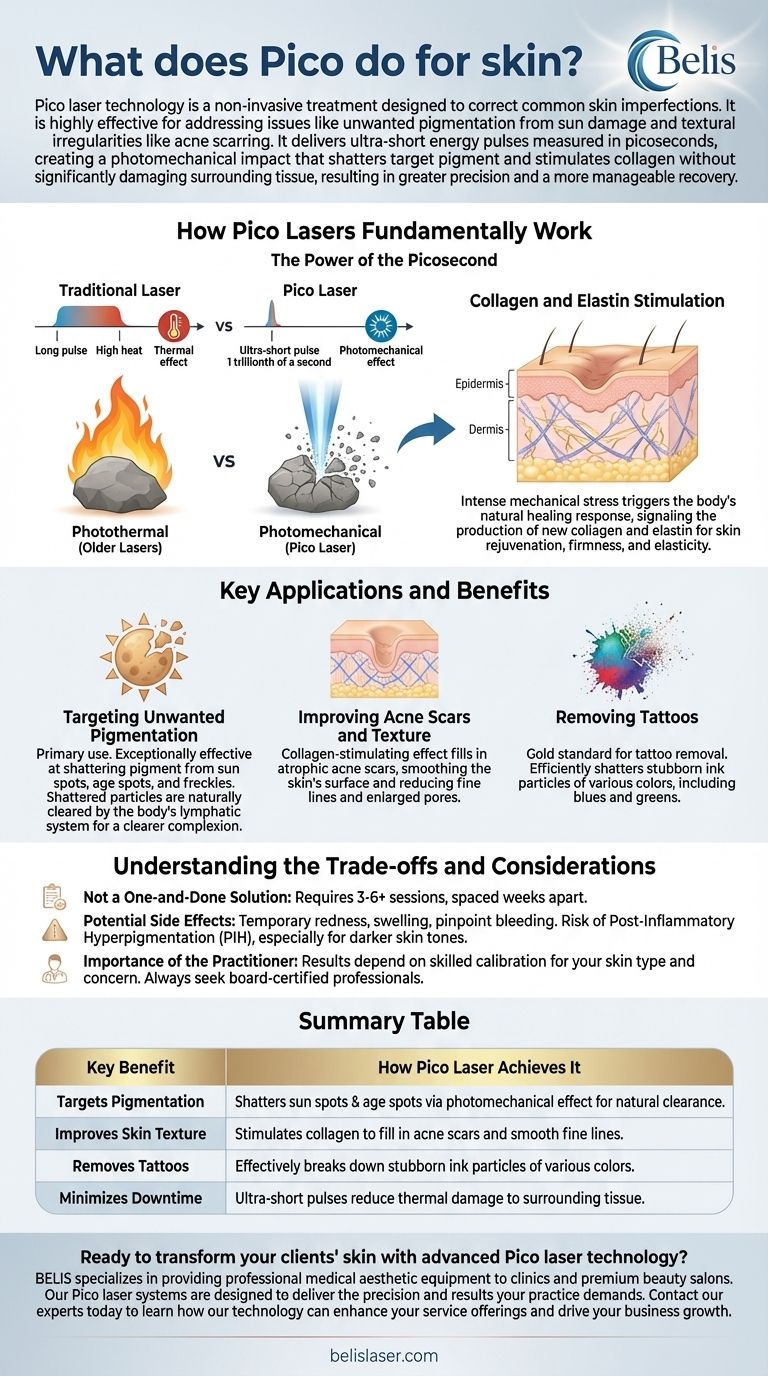 피코 레이저는 피부에 어떤 효과가 있나요? 비침습적 피부 재생의 비밀을 밝히다 시각적 가이드
